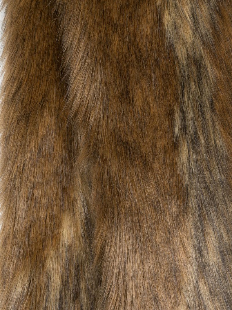 Brown Savage Faux Fur Scarf