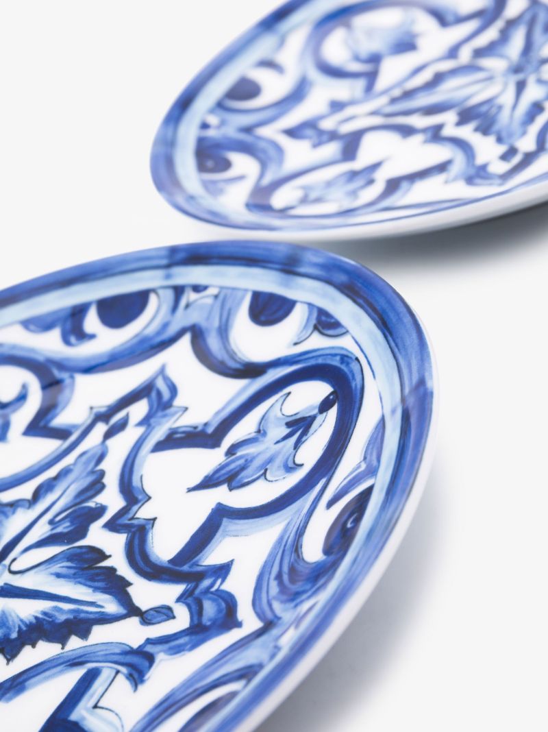 Blue and White Blu Mediterraneo Patterned Side Plates