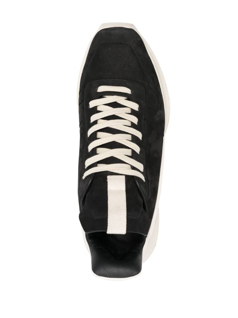 Black Geth Suede Running Sneakers