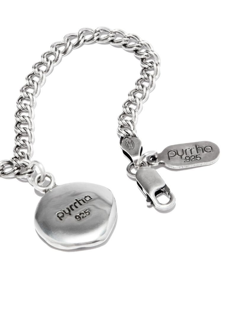 Sterling Silver Direction Talisman Chain Bracelet