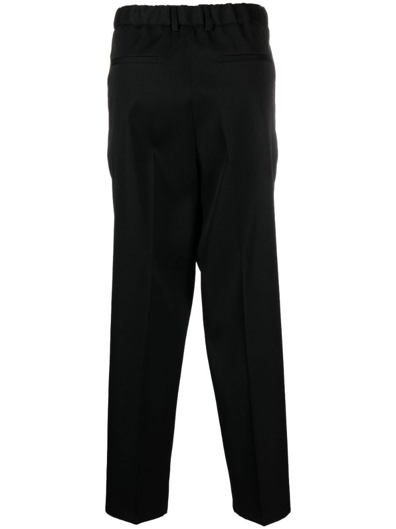 Black Tailored Wool Trousers