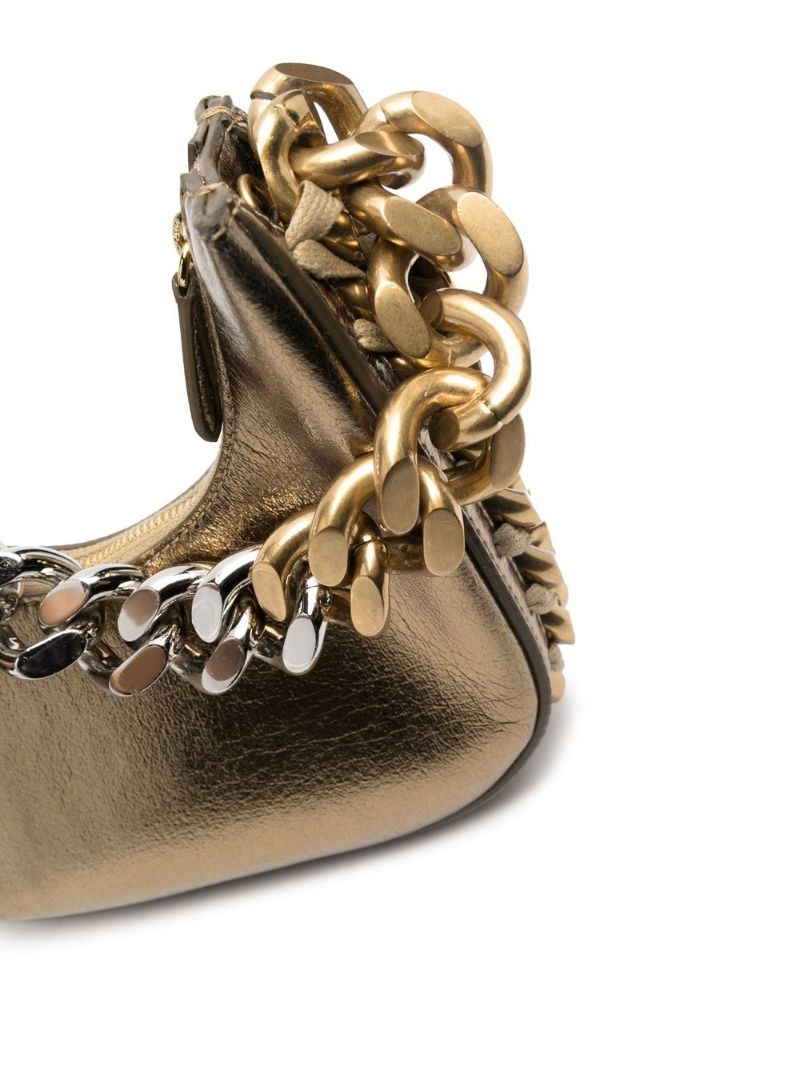 Gold-tone Frayme Mini Shoulder Bag