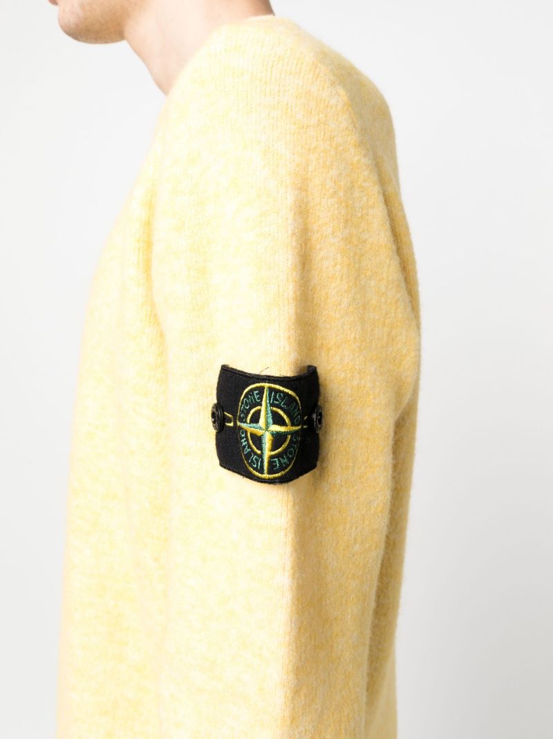 Yellow Crew Neck Sweater