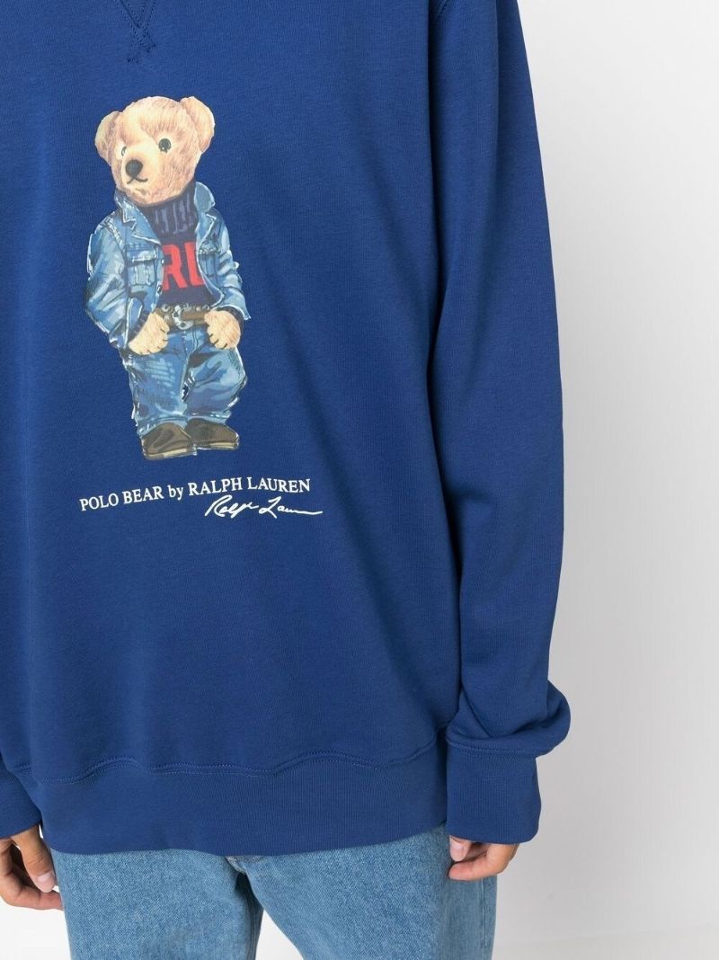 Blue Polo Bear Sweatshirt