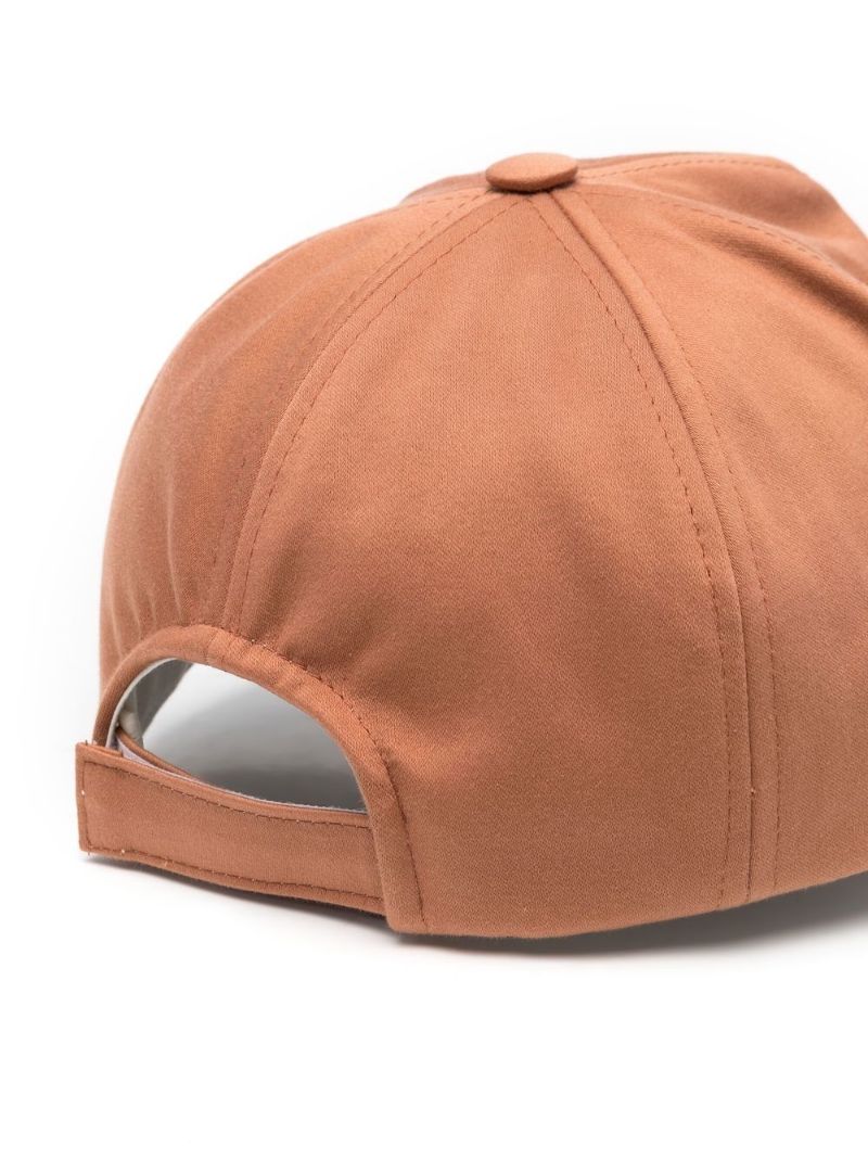 Orange Logo Embroidered Baseball Cap