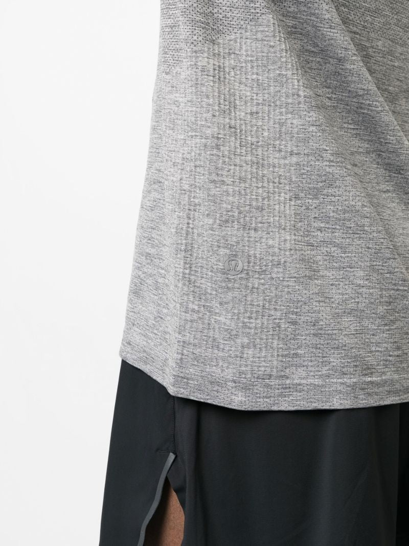 Grey Metal Vent Tech Running T-shirt