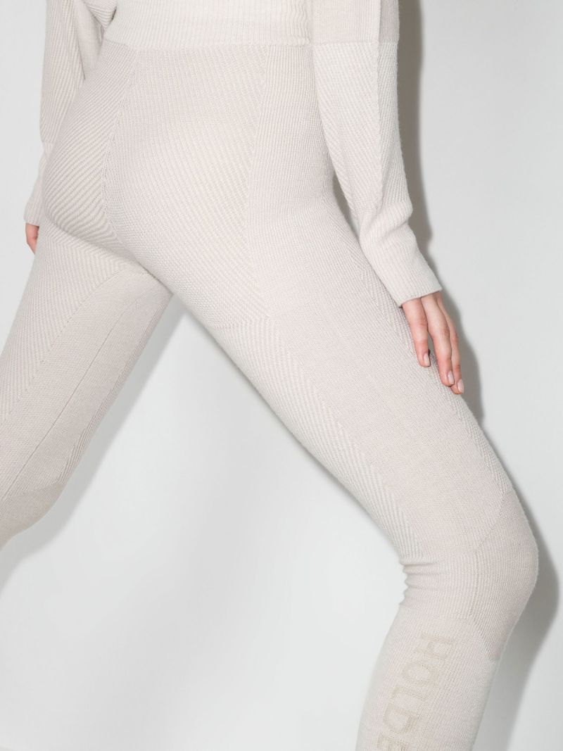 Neutral Knitted Ski Trousers