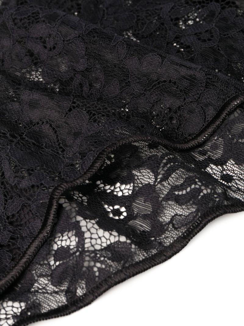 Black O-lover '90s Lace Briefs