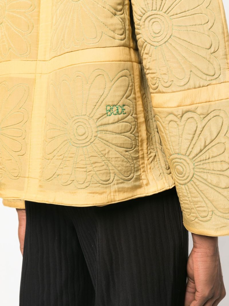 Yellow Daisy Quilted Jacket