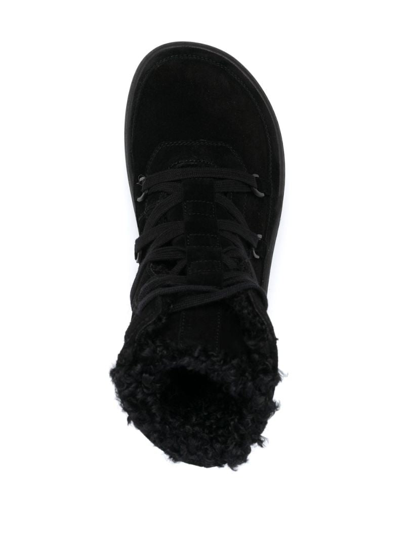 Black Gia 24 Suede Ankle Boots
