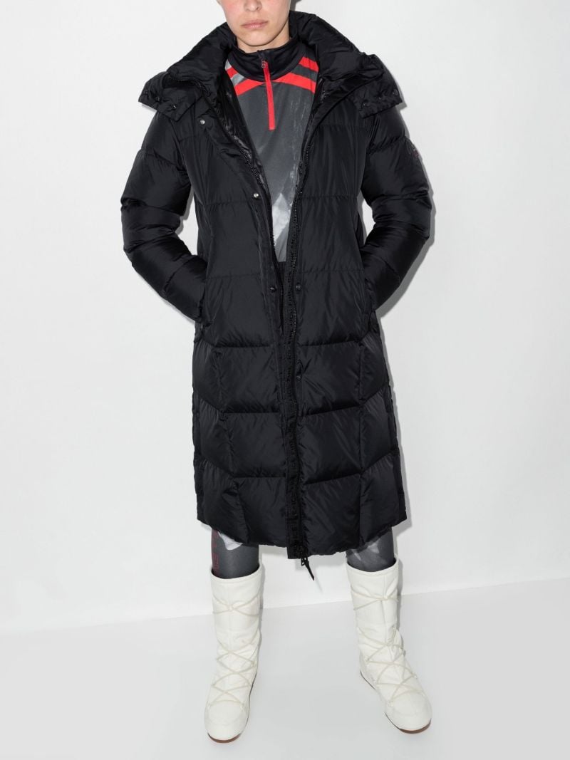 Black Barna Quilted Ski Coat