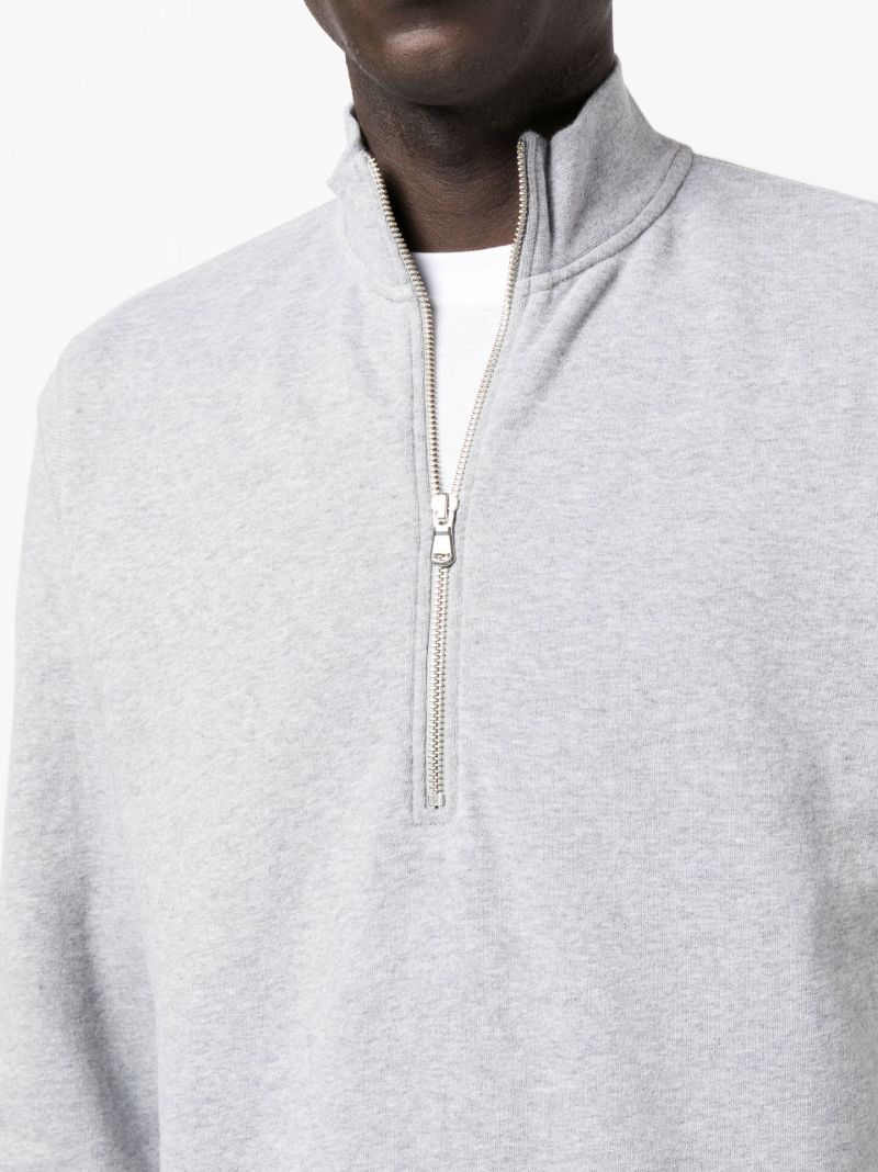 Grey Half-zip Sweatshirt