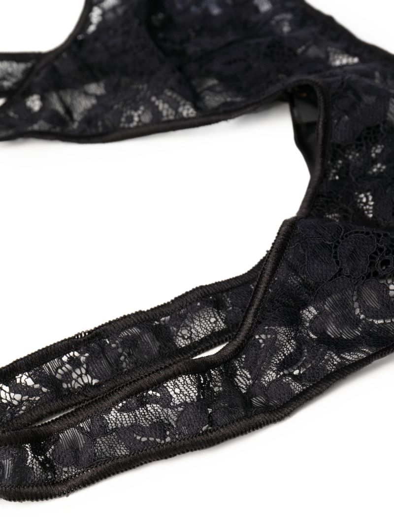 Black O-lover Lace Bralette