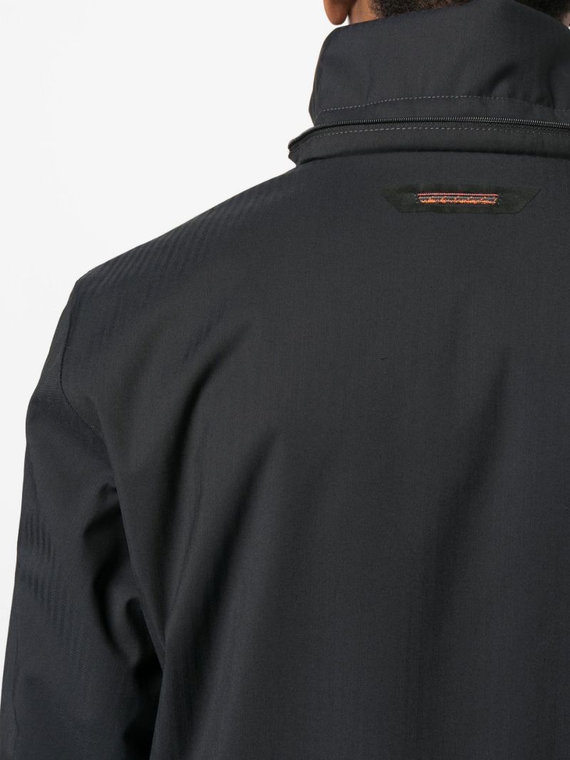Black Balma Hooded Jacket