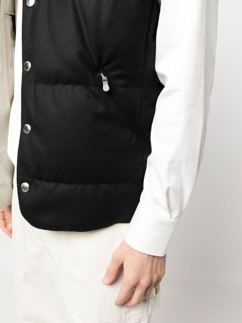 Black Padded Gilet