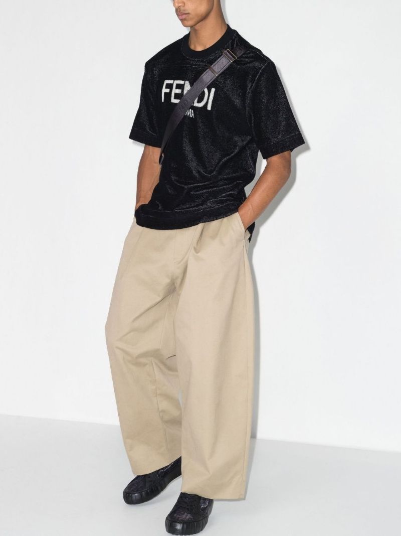 Black Logo Terry T-shirt