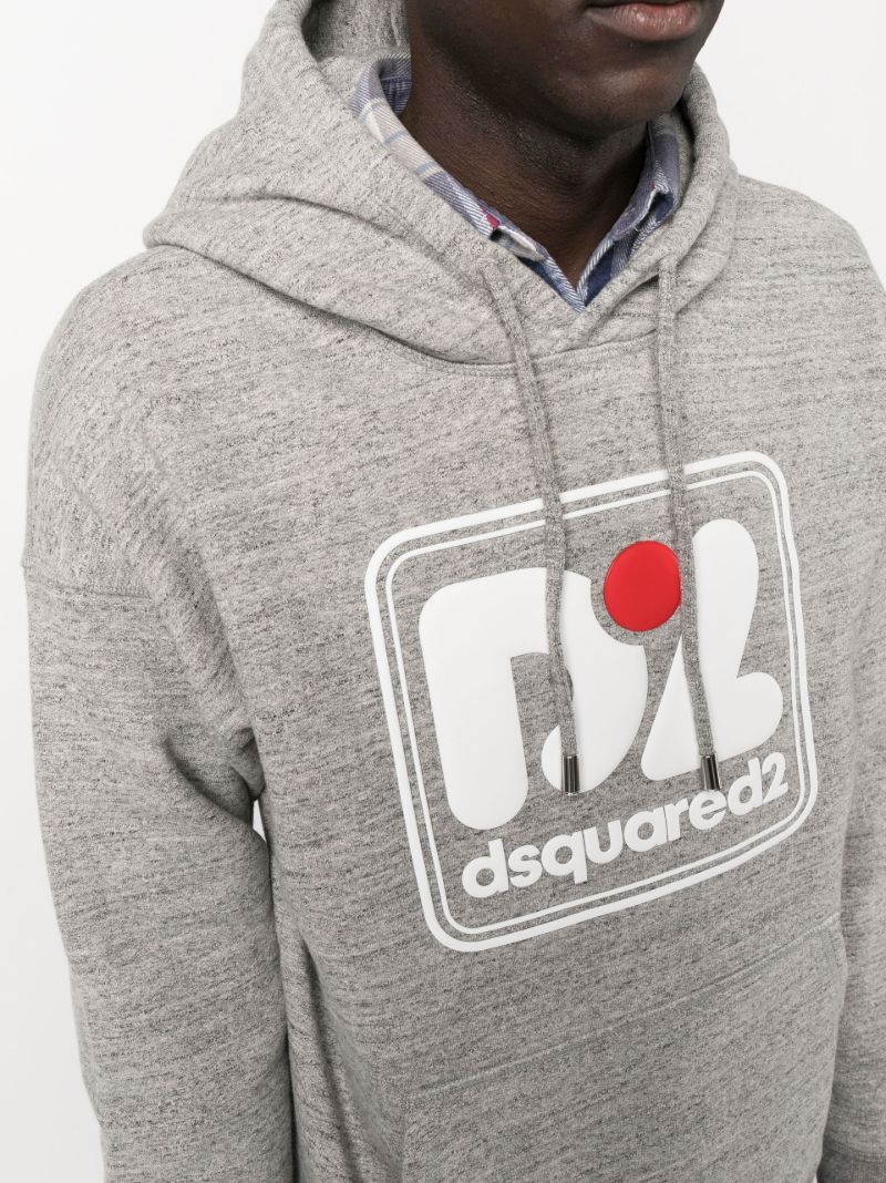 Grey Camo Patch Herca Anorak Hoodie