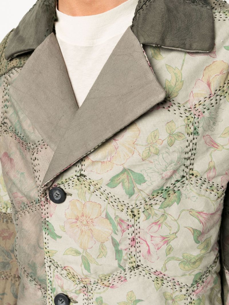 Green Jacob Quilted Peacoat