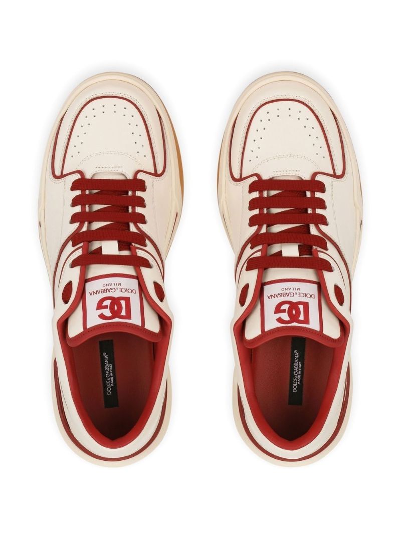 Neutral New Roma Leather Sneakers