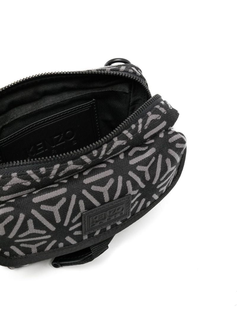 Black Courier Temari Cross Body Bag