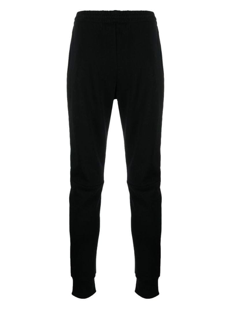 Black Tapered Track Pants