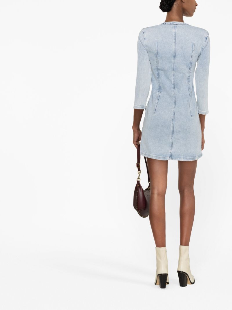 Blue Denim Mini Dress