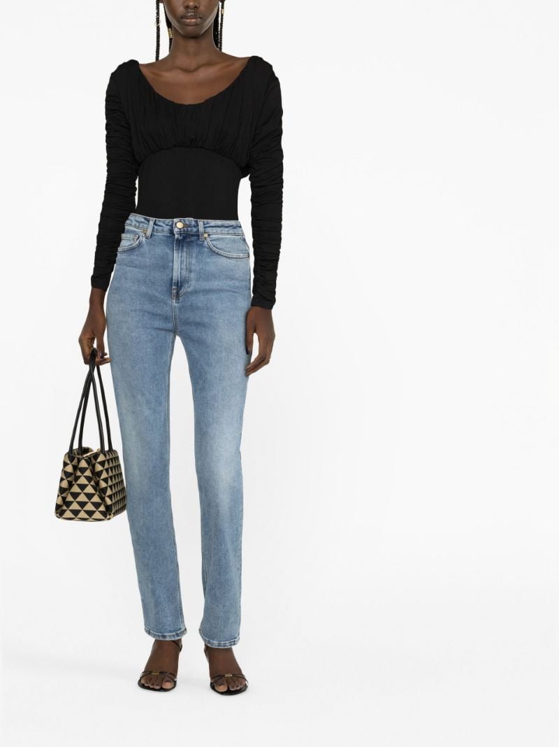 Blue Marlo Straight-leg Jeans