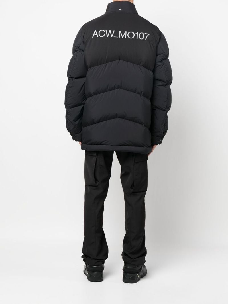Black Hooded Padded Jacket