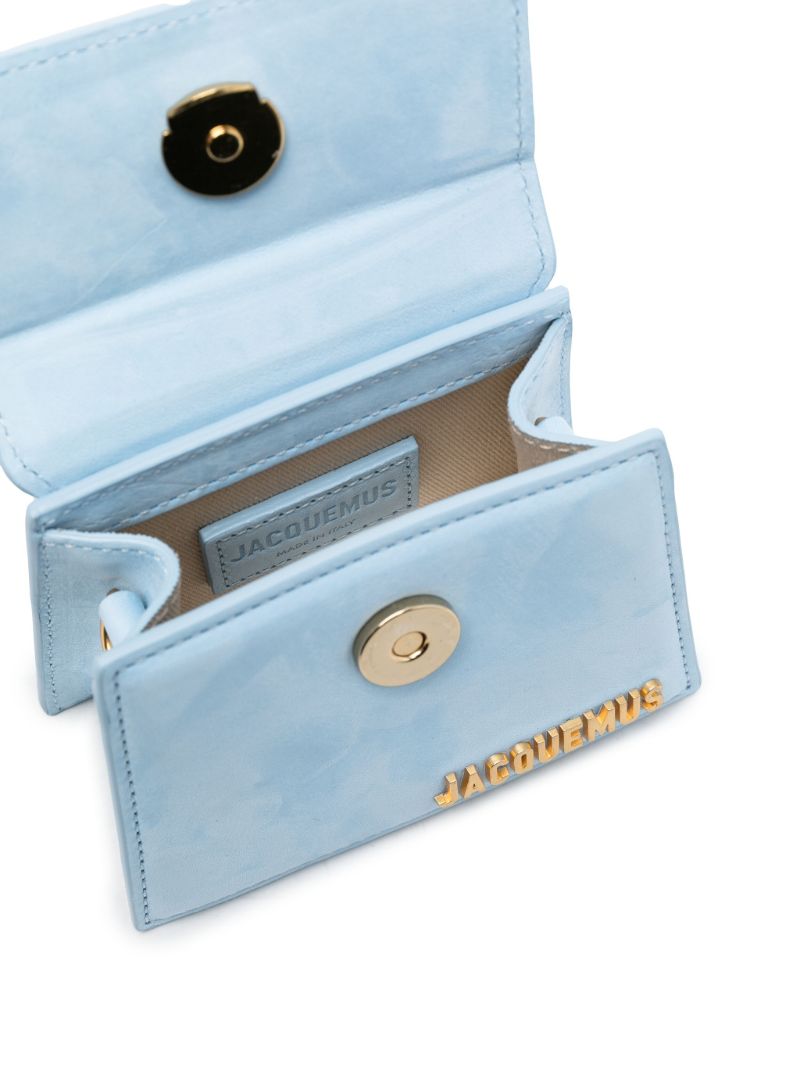 Blue Le Chiquito Leather Mini Bag