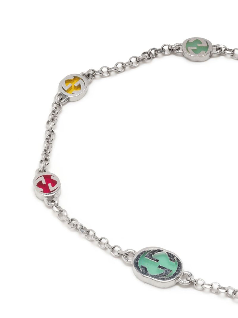 Sterling Silver Interlocking G Bracelet