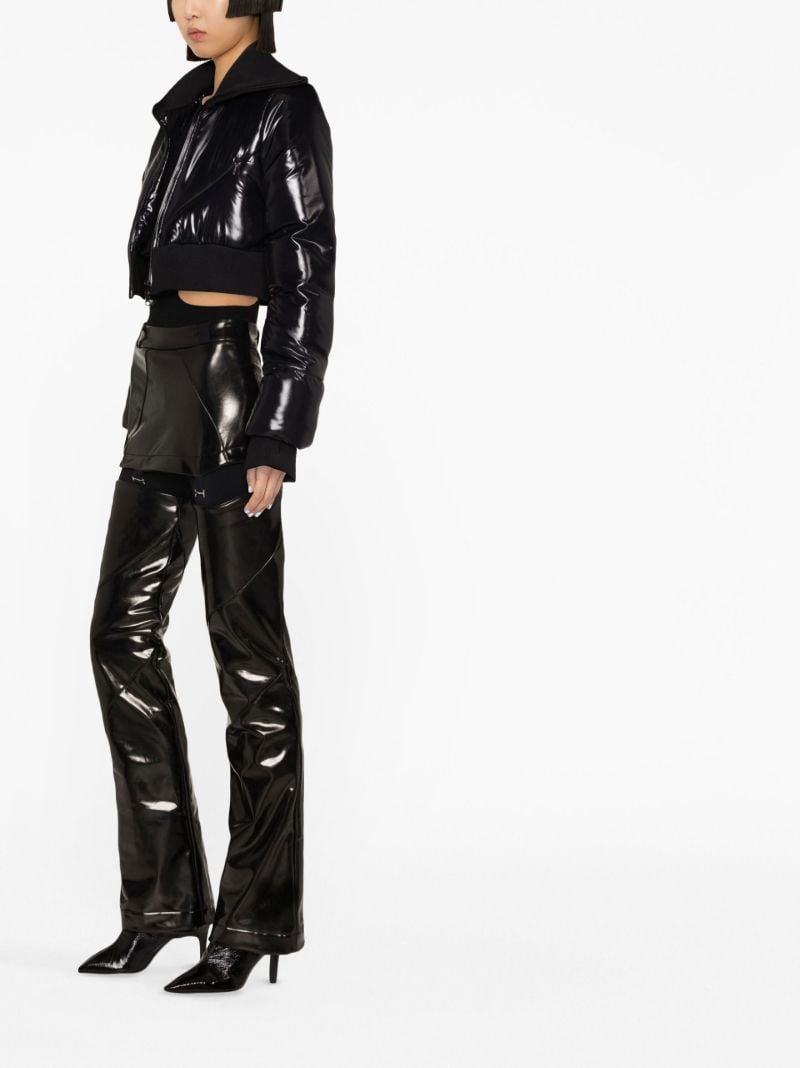 Black Marge High-shine Ski Trousers