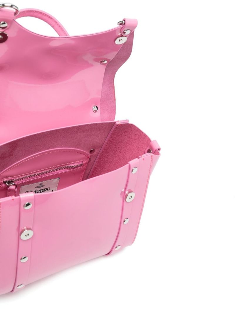 Pink Small Betty Orb Plaque Tote Bag