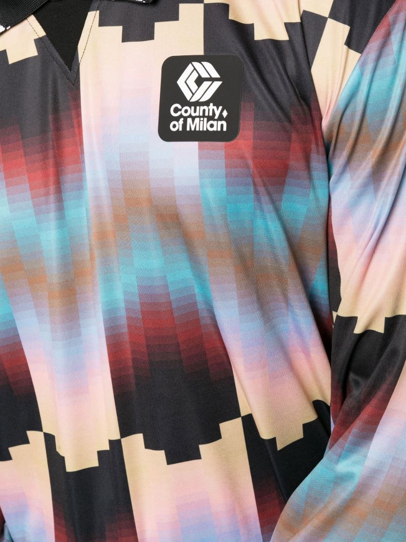 Black Gradient Sport Long Sleeve T-shirt