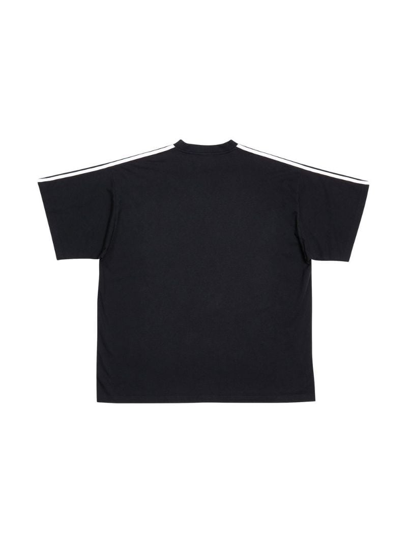 X Adidas Black Logo-embroidered Cotton T-shirt