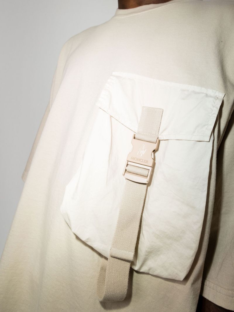 1 Moncler Jw Anderson Neutral Chest Pocket T-shirt