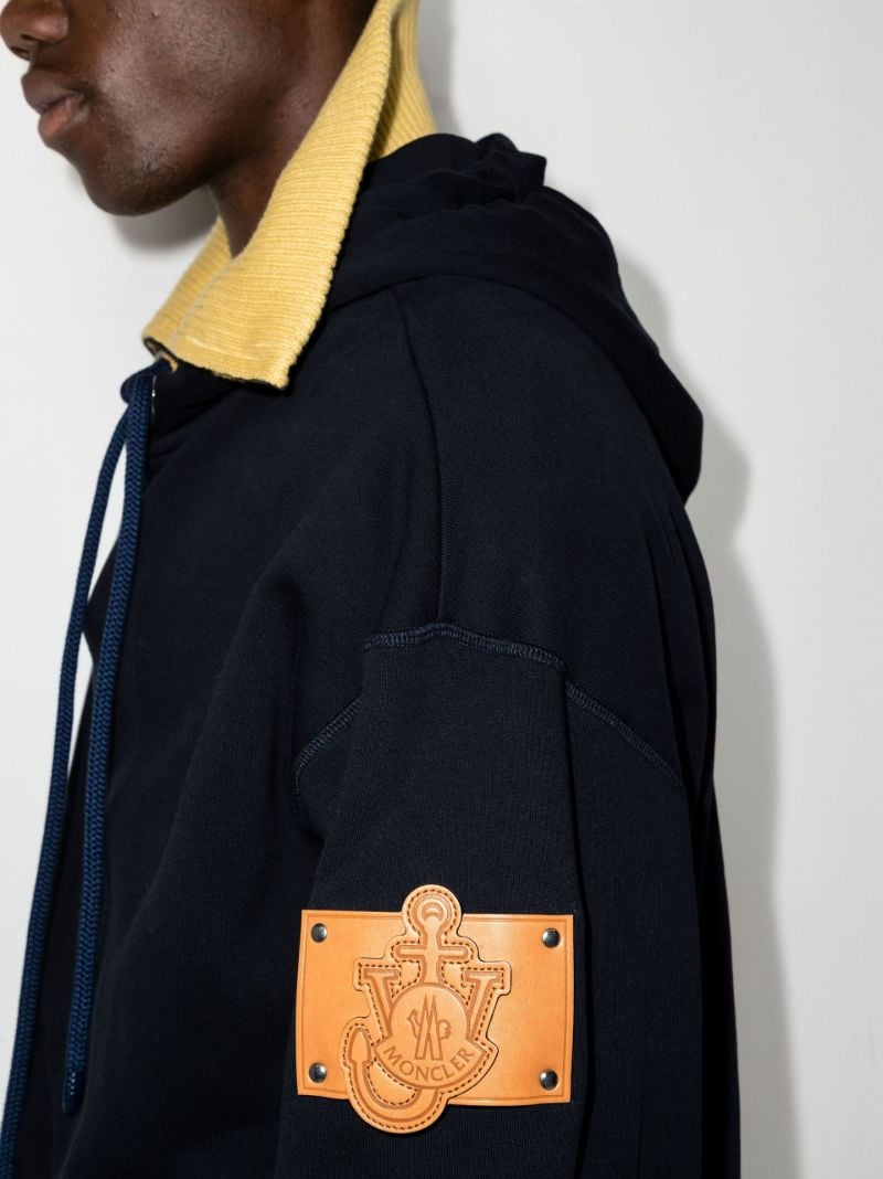 1 Moncler Jw Anderson Blue Cotton Hoodie