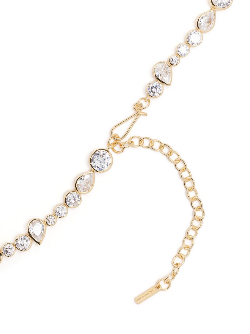 Gold Vermeil Anti-heroes Crystal Necklace