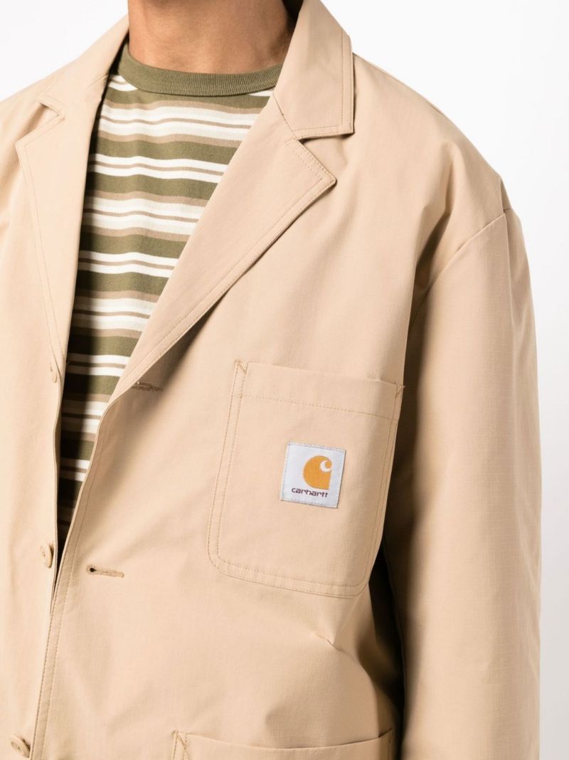 Neutral Logo Ripstop Blazer