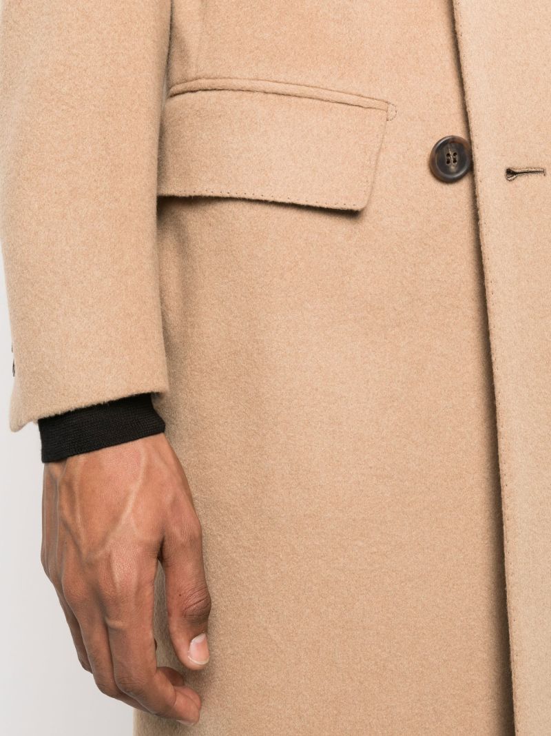 Brown Brunico Double Breasted Coat