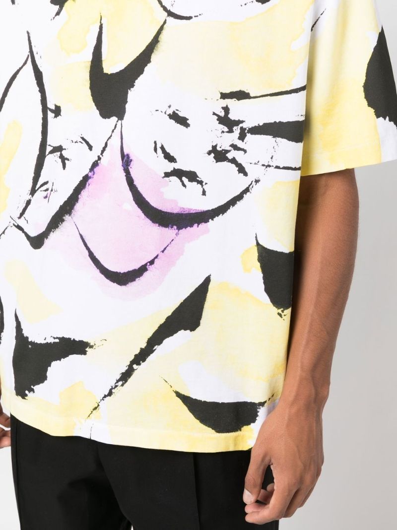 White Akae Smiling Tiger T-shirt