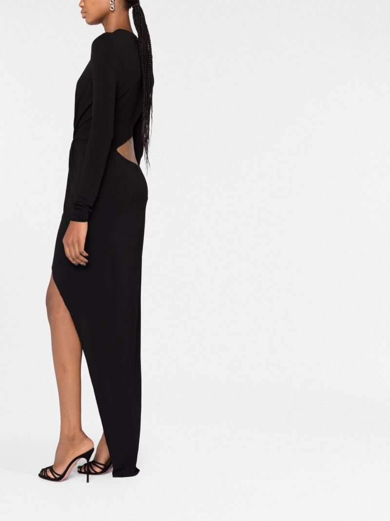 Black Cut-out Maxi Dress