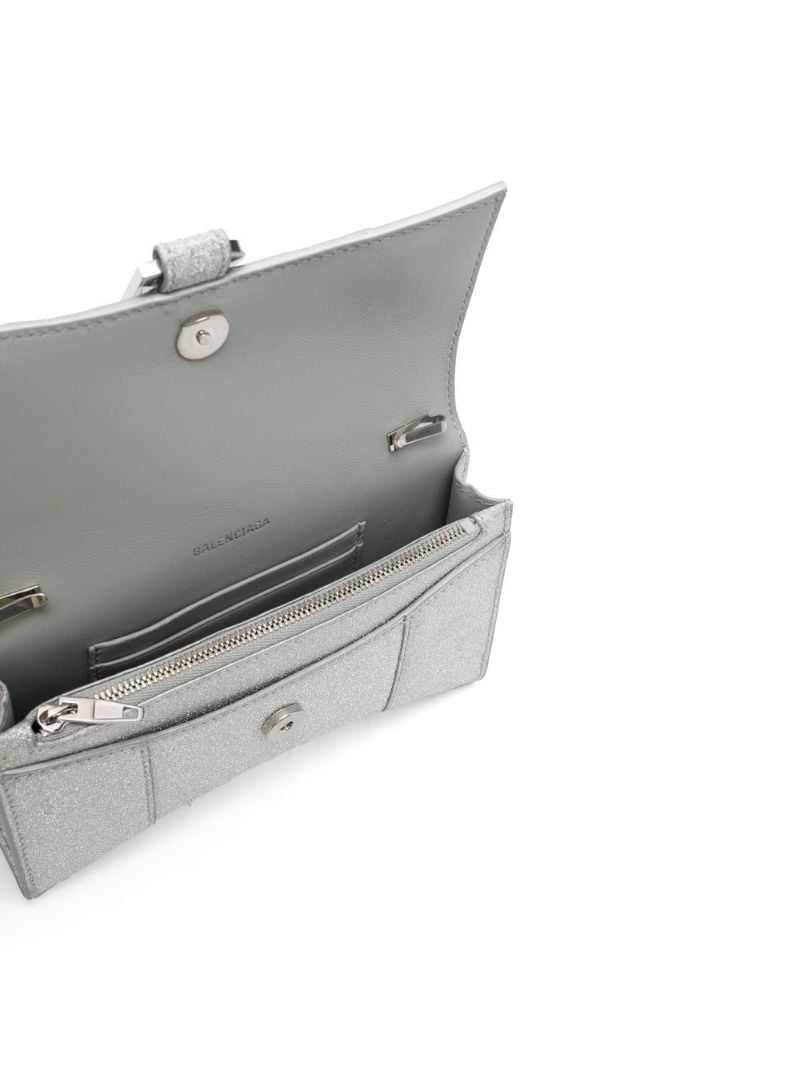 Silver Xs Hourglass Wallet-on-chain