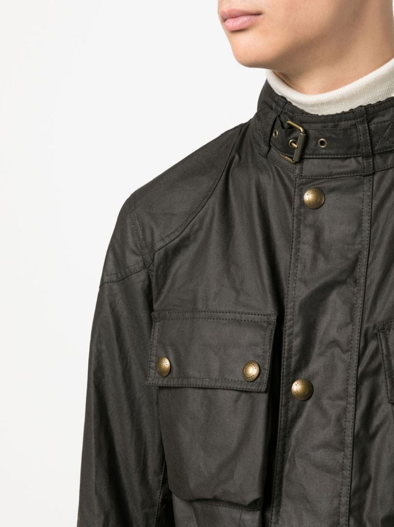 Green Trialmaster Wax Cotton Jacket