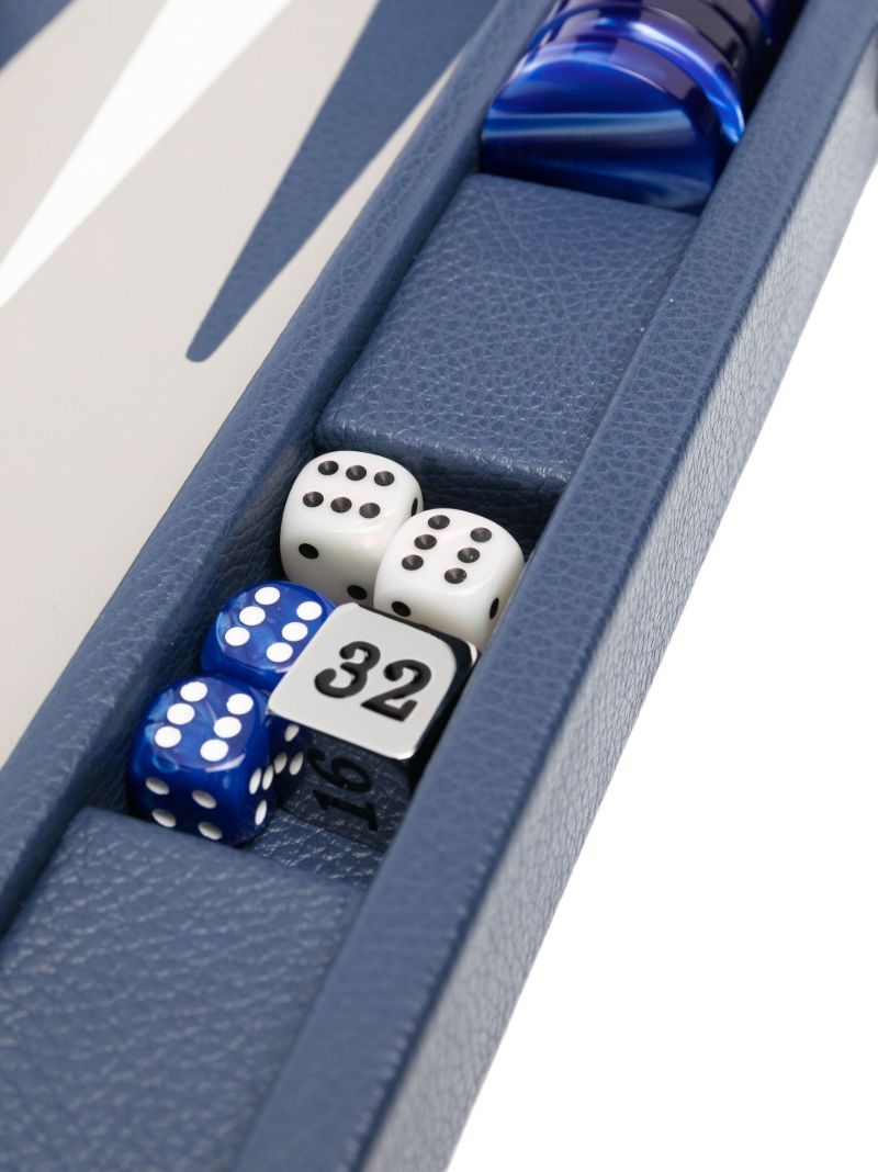 Blue Beather Backgammon Set
