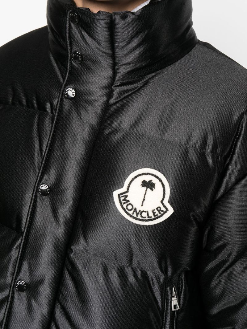X Palm Angels Black Keon Padded Jacket