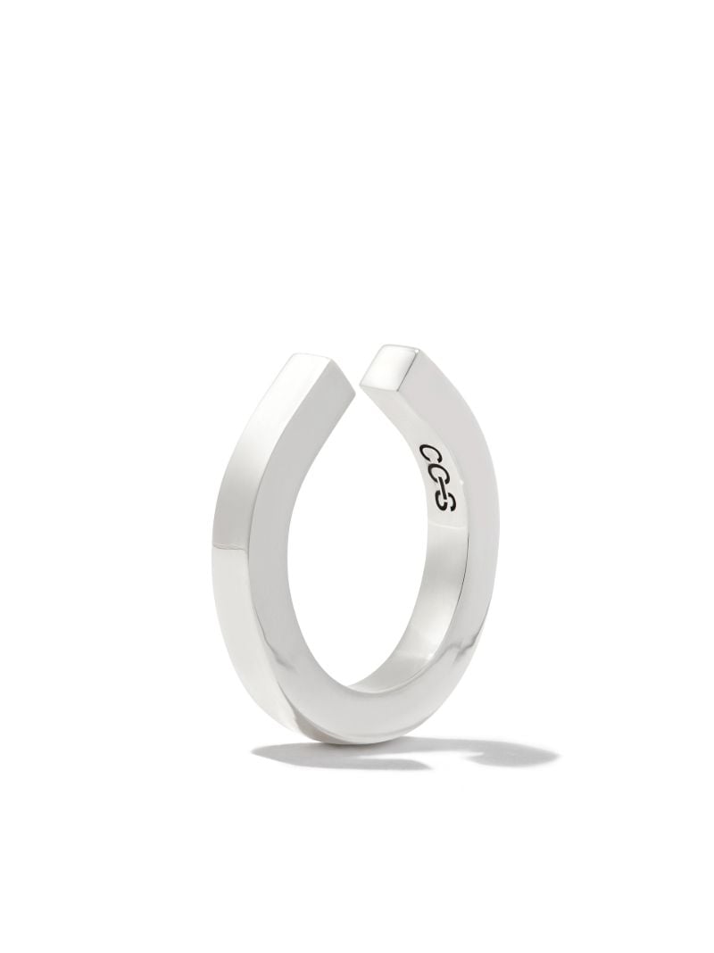 Sterling Silver Square Wire Open Band Ring