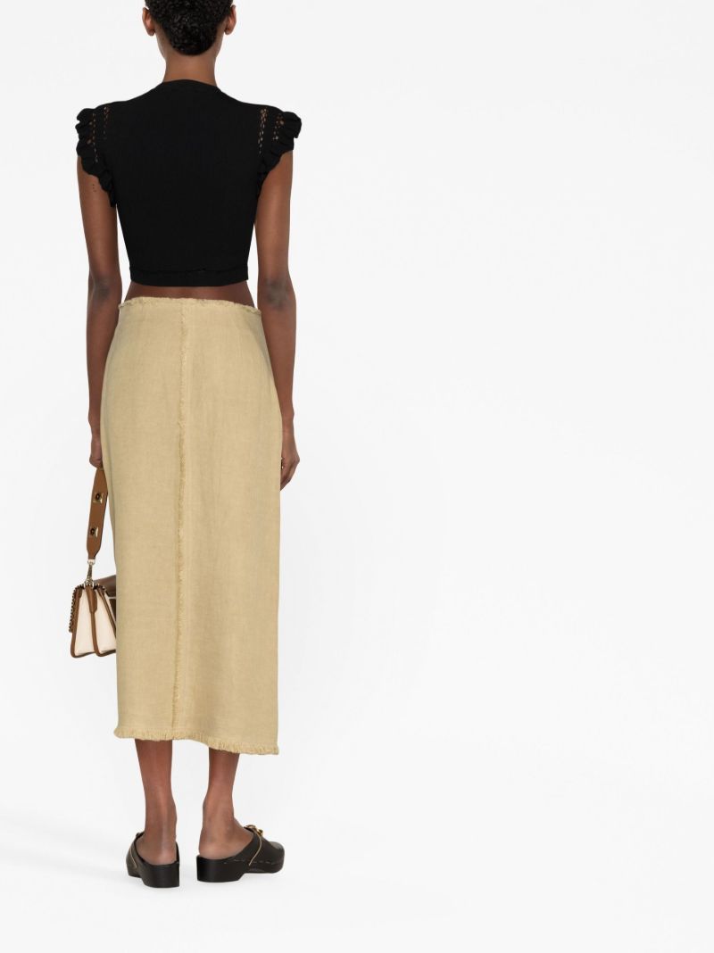 Black Shila Knitted Cropped Top