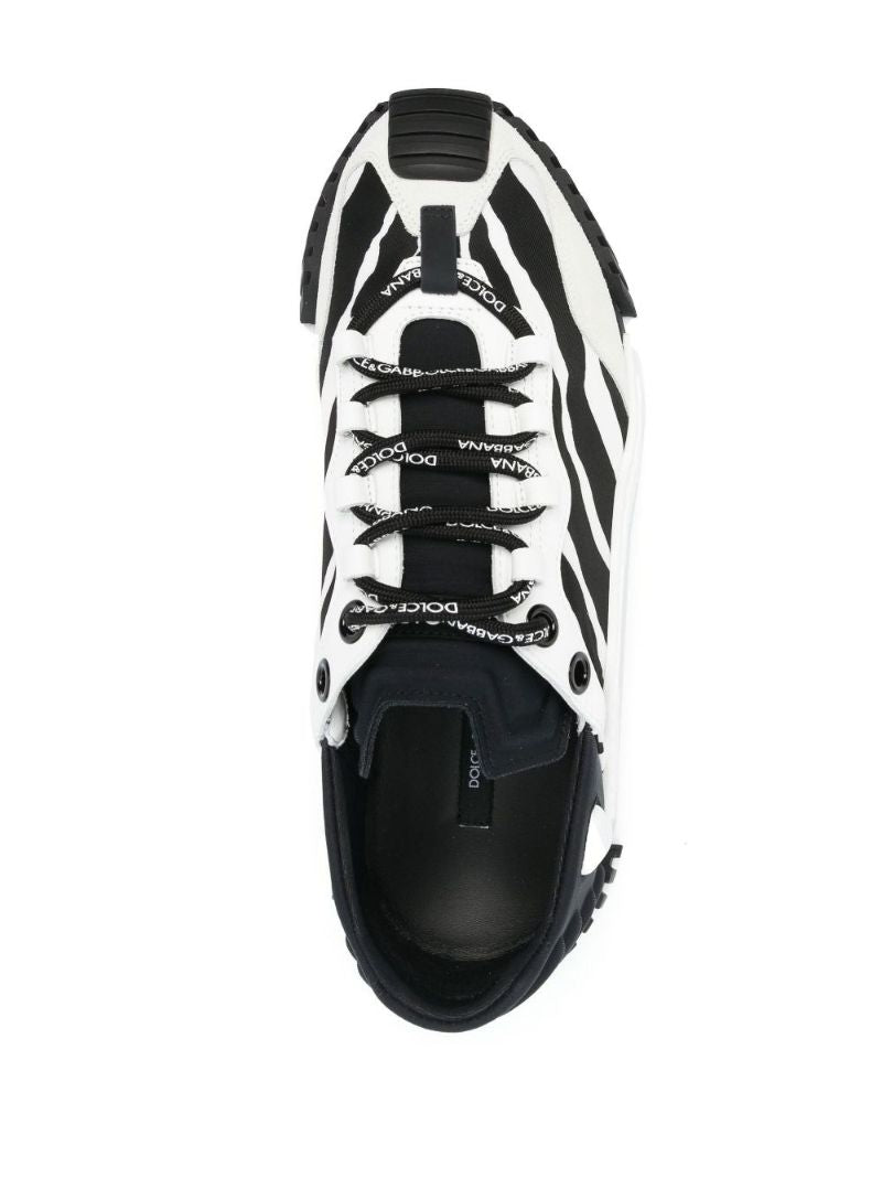 Black Ns1 Zebra Print Sneakers