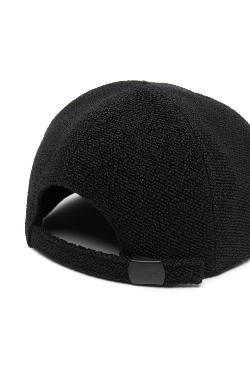 X Raf Simons Black Vidar Wool Cap