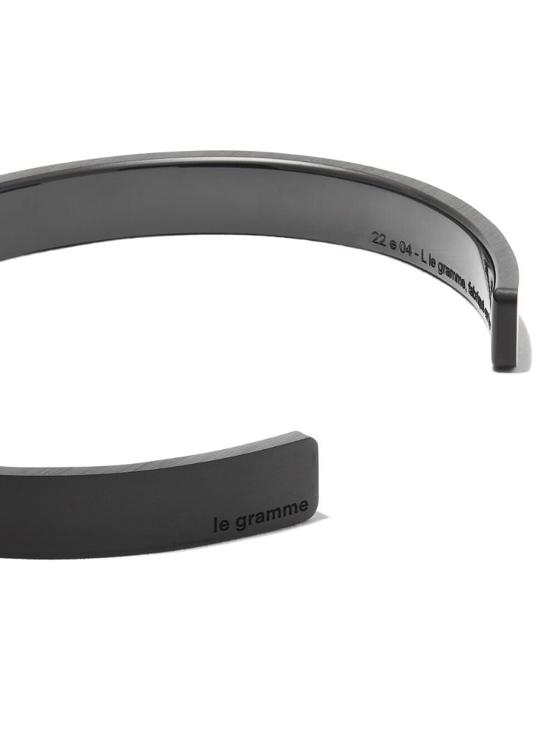 Black Le 9g Brushed Ribbon Bracelet